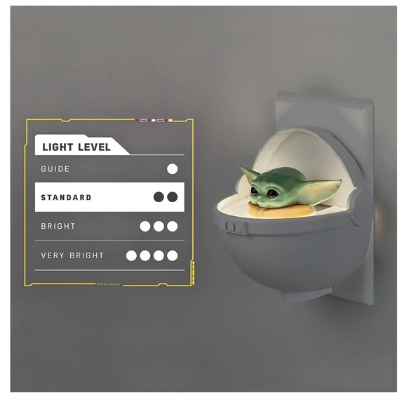 Star Wars The Mandalorian night light NIB - Picture 4 of 5